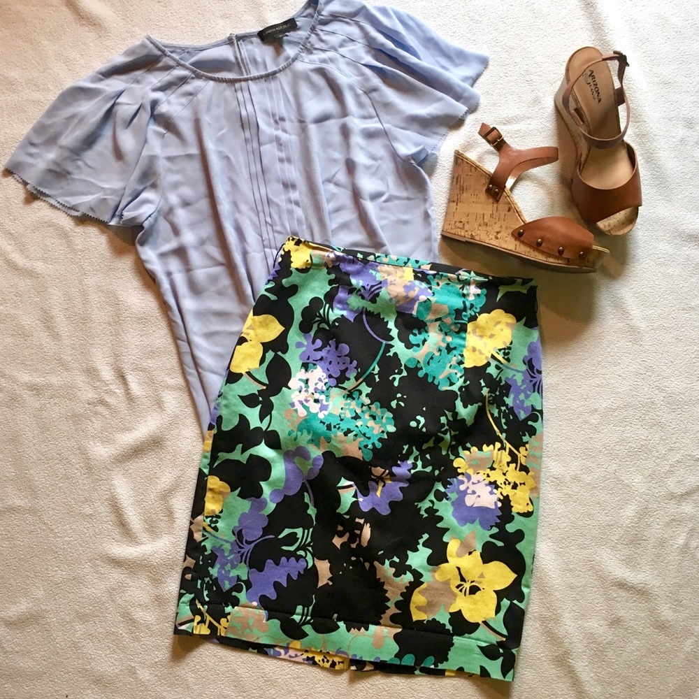 Floral Pencil Skirt • WORTHINGTON